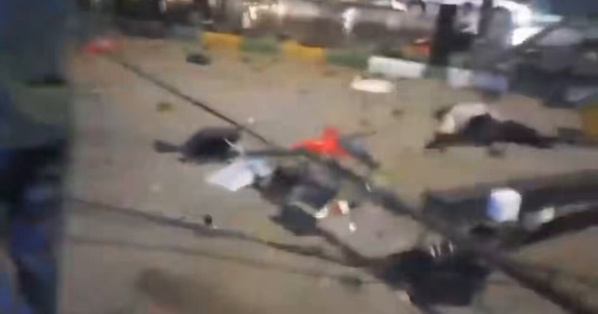 Video still from Visegrád 24’s post on the Mashhad car incident