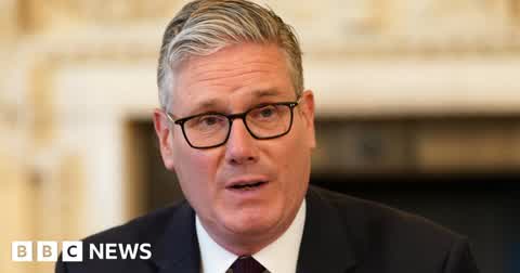 Photograph of Keir Starmer from BBC coverage of his resignation as MP